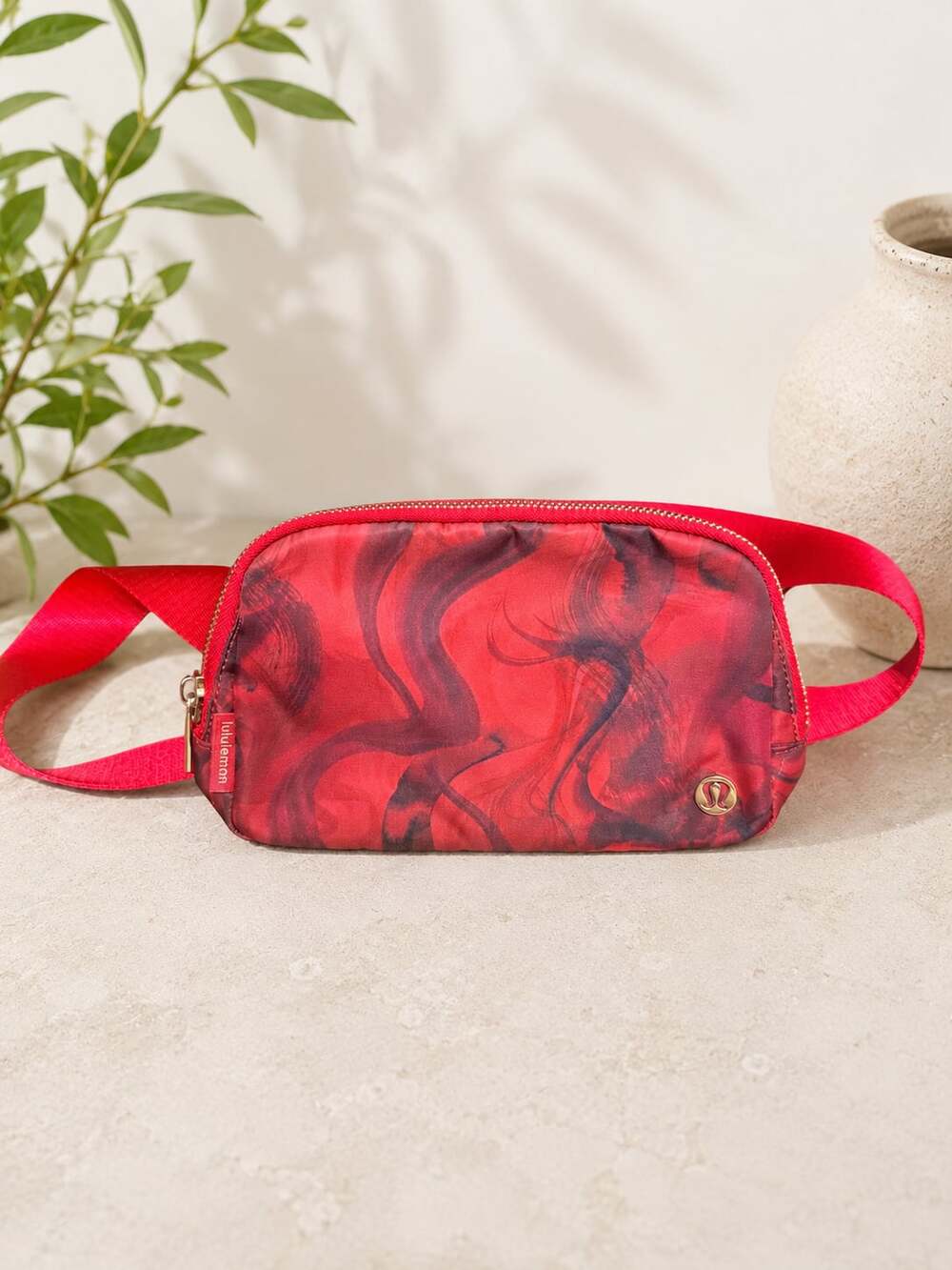 Lululemon Lunar New Year Everywhere Belt Bag 1L Red Brush Stroke Print